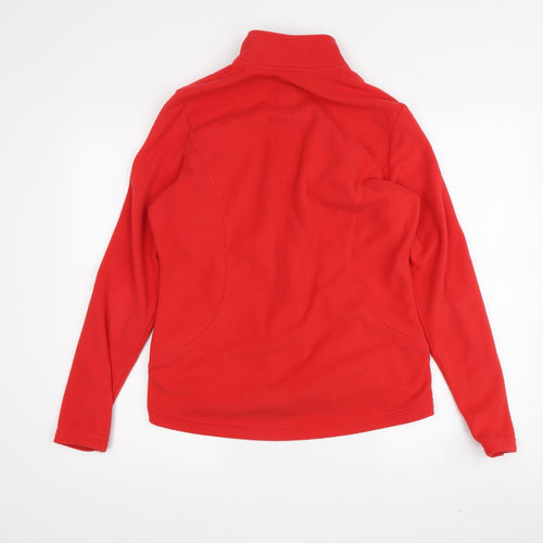 Marks and Spencer Women's Red Fleece Jacket, Size M