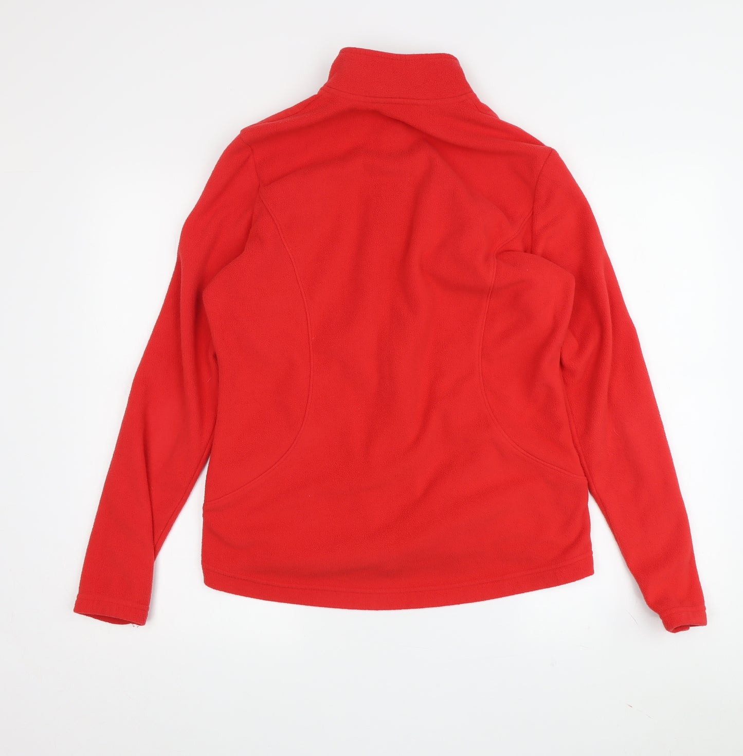 Marks and Spencer Women's Red Fleece Jacket, Size M