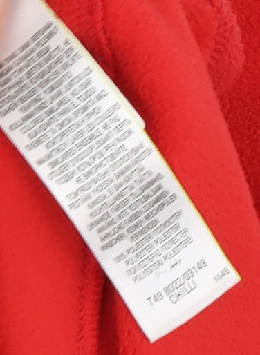 Marks and Spencer Women's Red Fleece Jacket, Size M