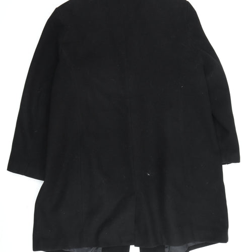 Marks and Spencer Women's Black Overcoat Size 32