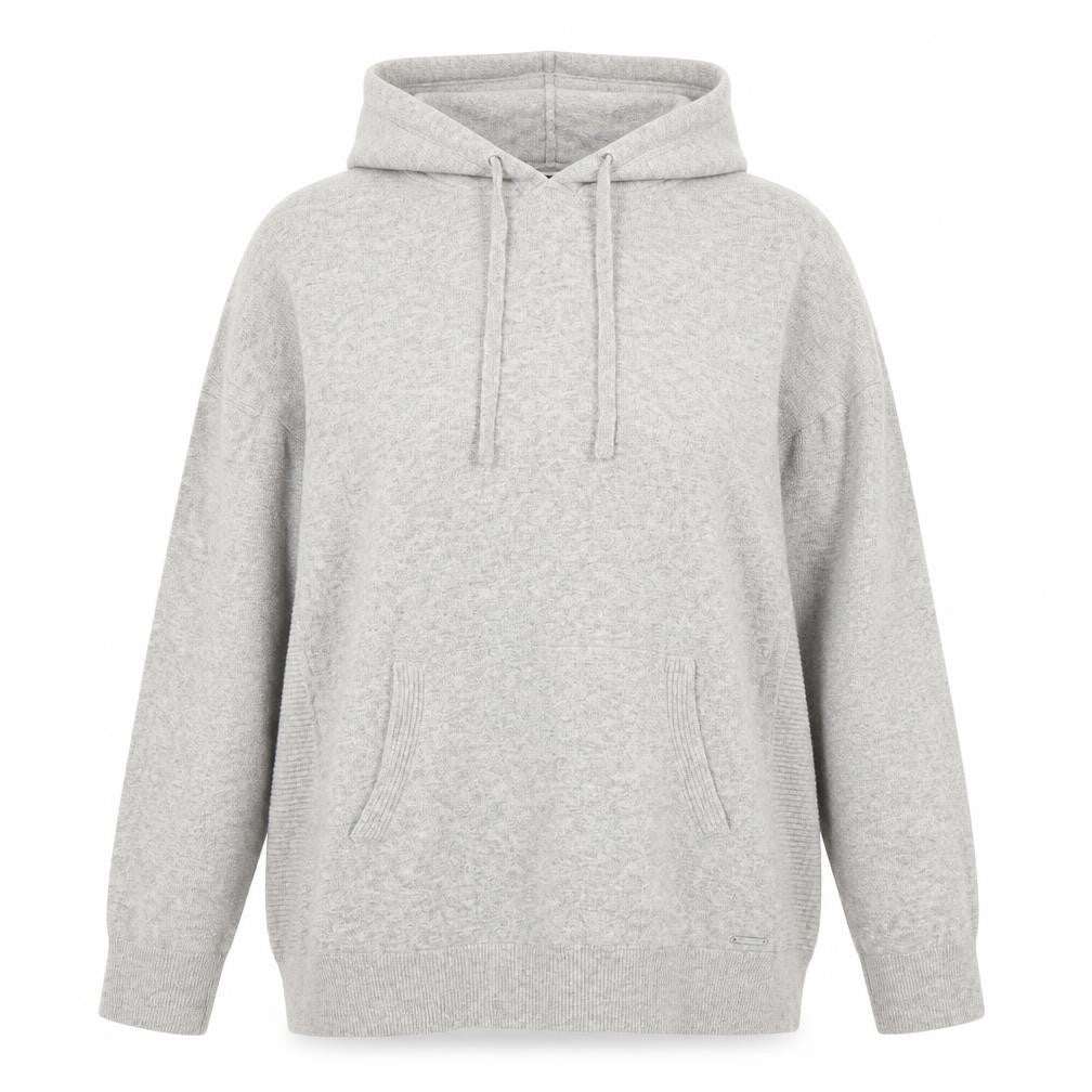 Front view of Superdry Women's Grey Hooded jumper, size 12