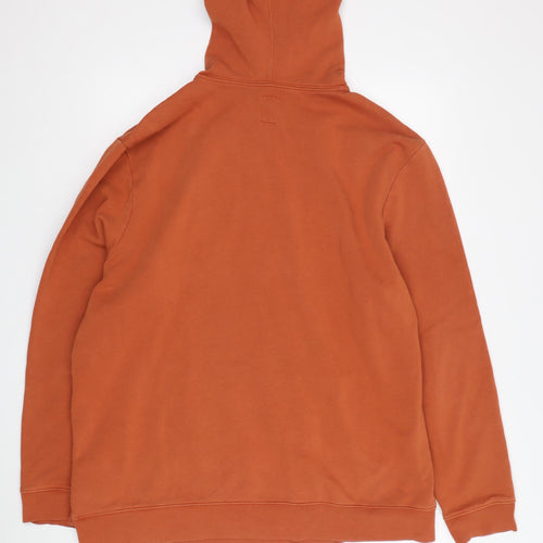 GAP Men’s Orange Logo Hoodie XL - Warm & Trendy