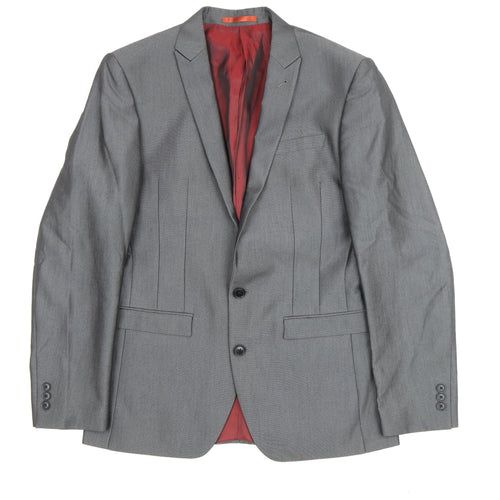 Next Men's Grey Slim Blazer 38R