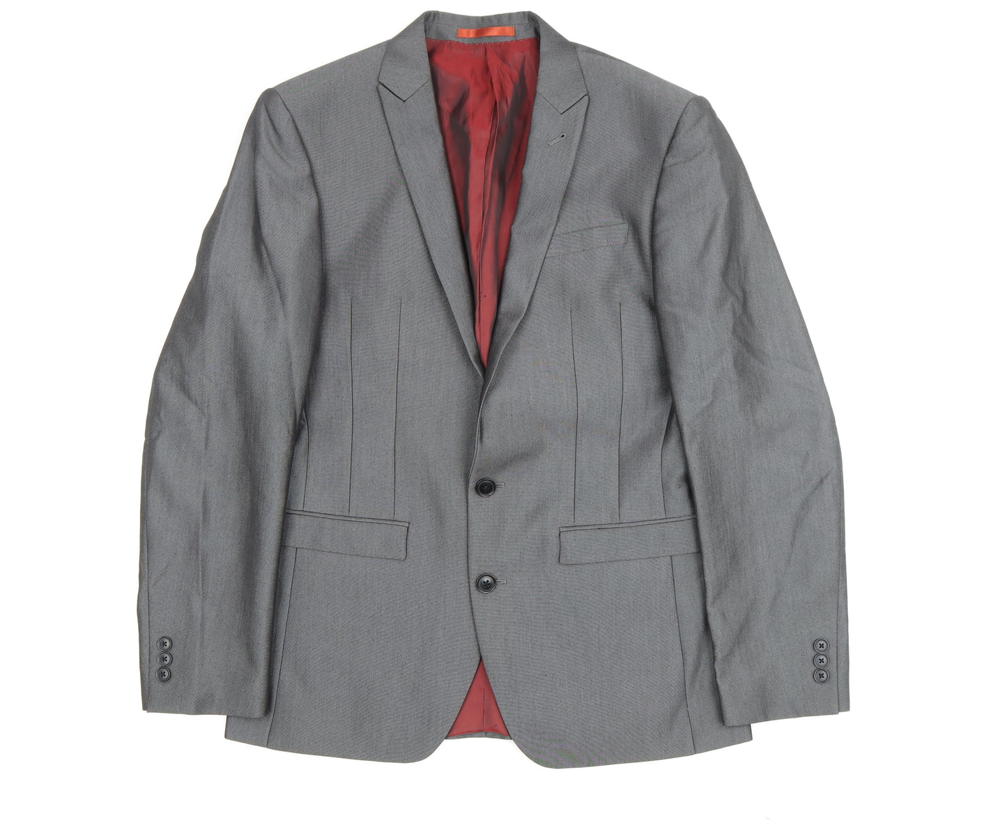 Next Men's Grey Slim Blazer 38R