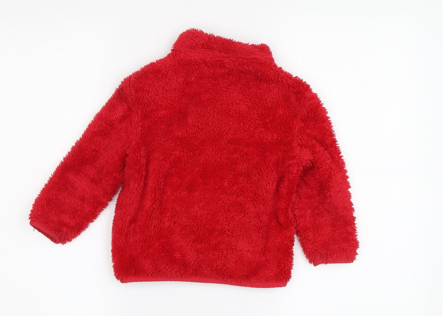 St Bernard Girls Red Polyester Basic Jacket 3 Years