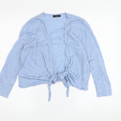 M&Co Women's Blue Cardigan, Size 12, Cotton Blend