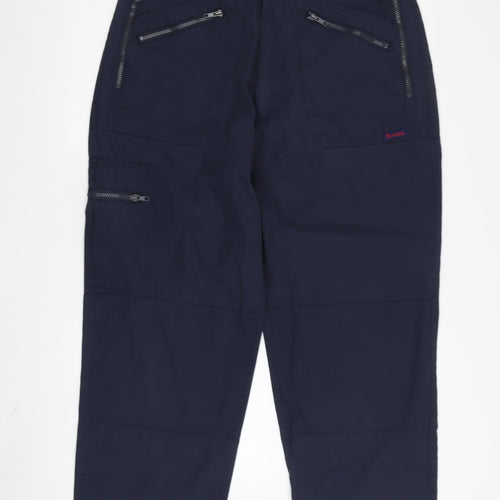 Past Times Cargo Trousers Unisex 36 in Blue