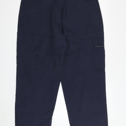 Past Times Cargo Trousers Unisex 36 in Blue