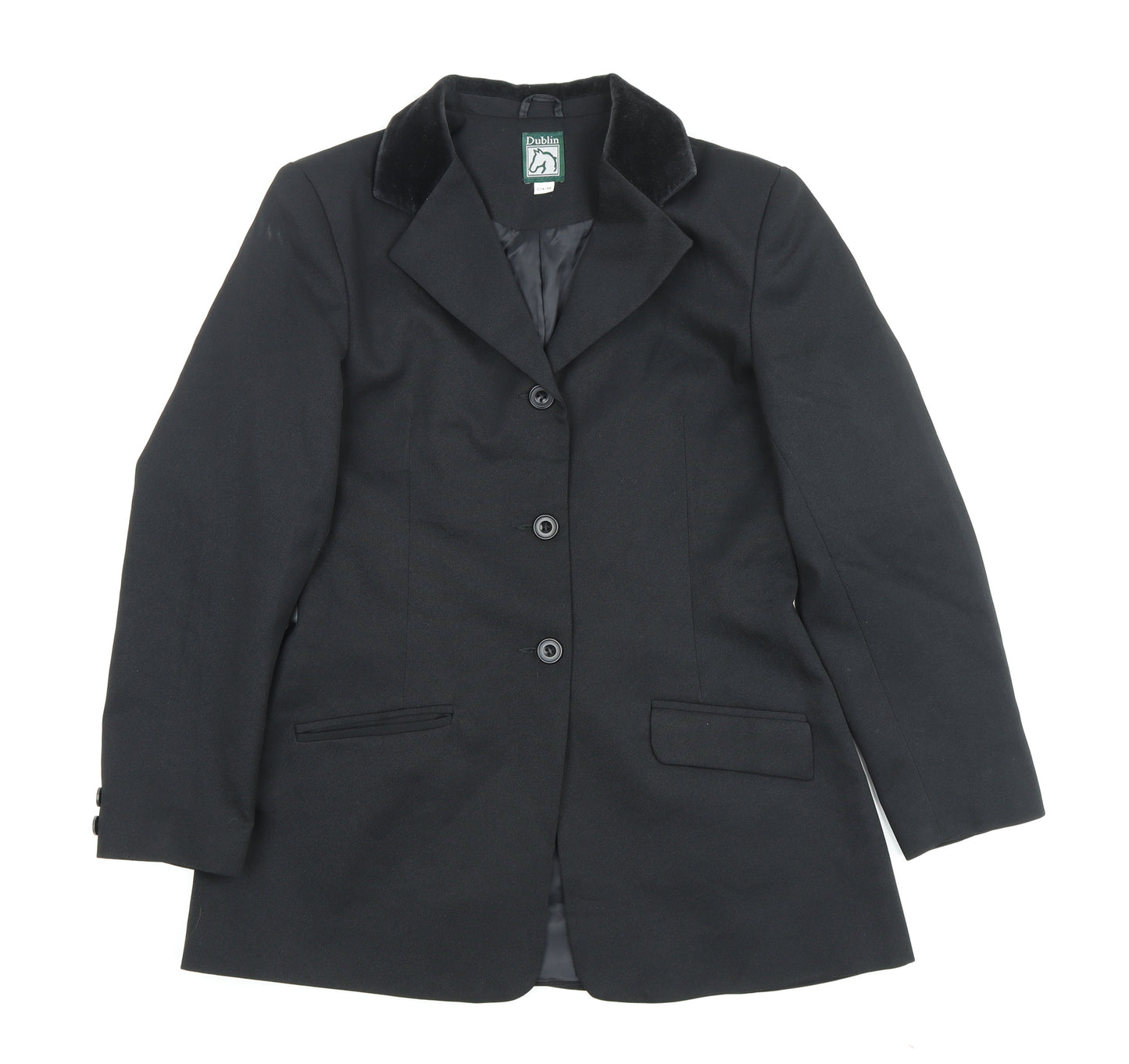 Dublin Women's Black Blazer Size 14 Classic Fit