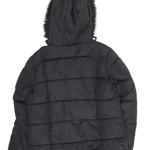 Very Women's Black Puffer Jacket Size 14