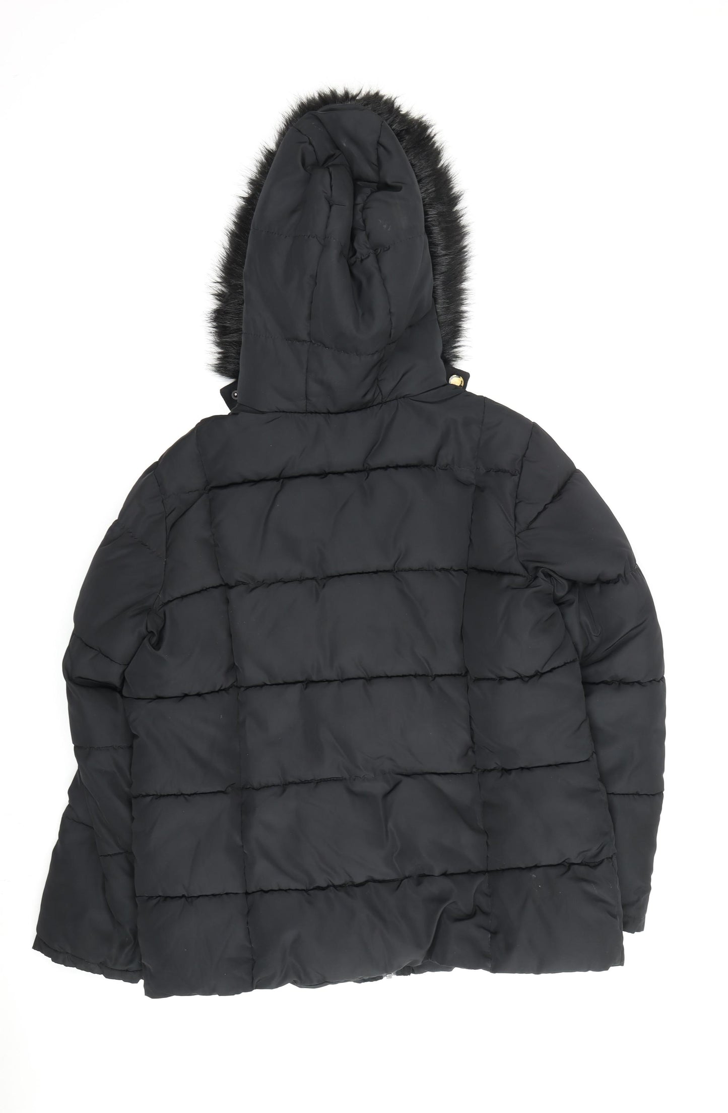 Very Women's Black Puffer Jacket Size 14