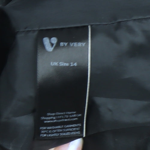 Very Women's Black Puffer Jacket Size 14