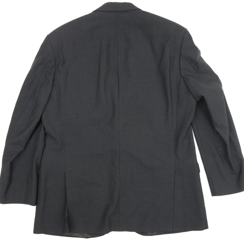 Marks and Spencer Men's Black Blazer, Size 44R, Classic Style