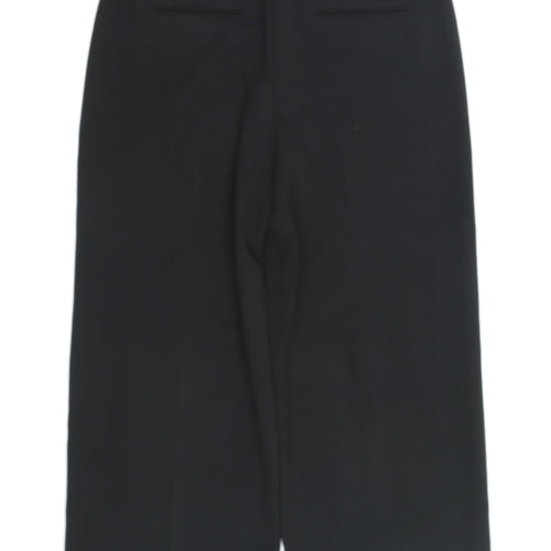 Marks and Spencer Women's Black Wide-Leg Trousers Size 14