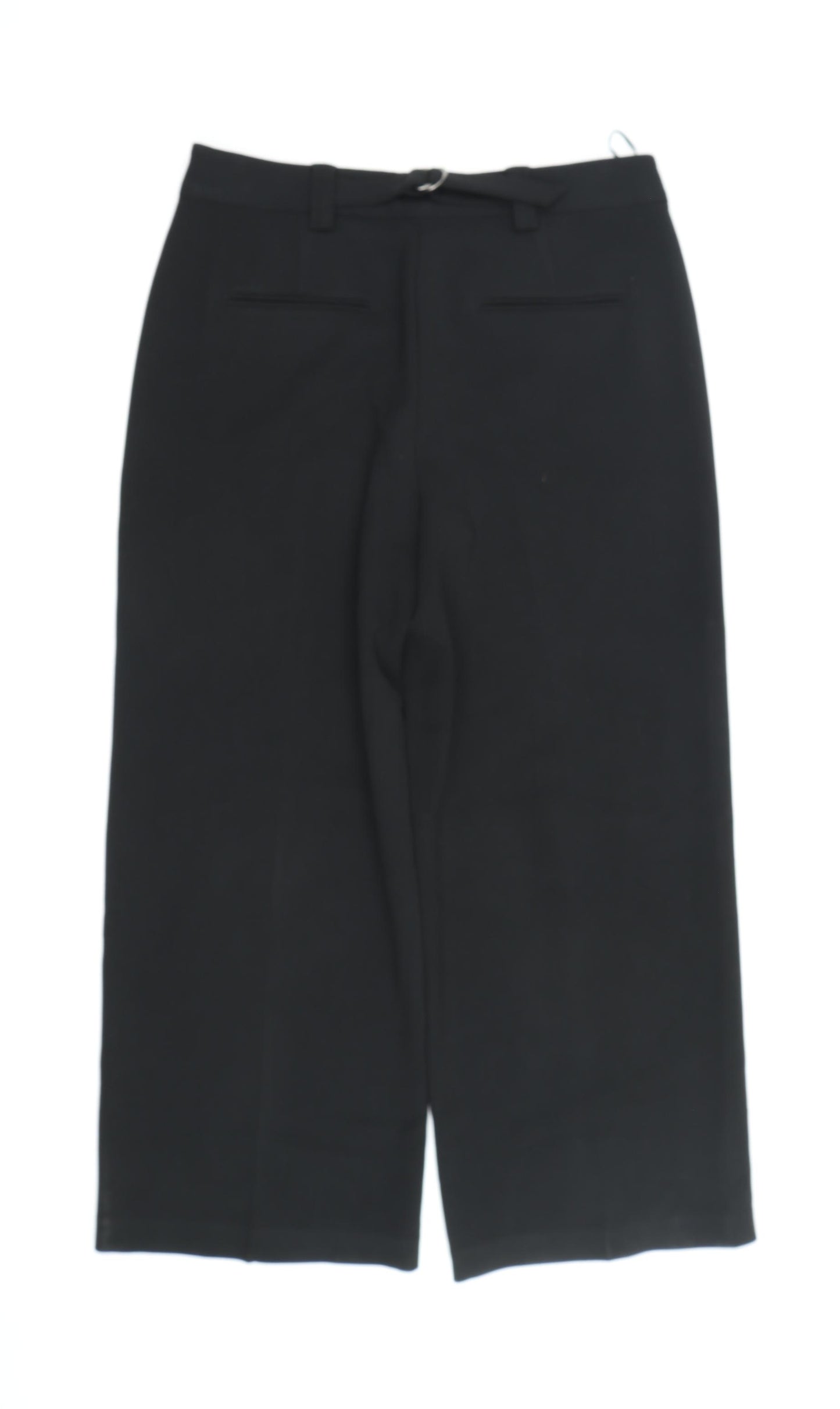 Marks and Spencer Women's Black Wide-Leg Trousers Size 14