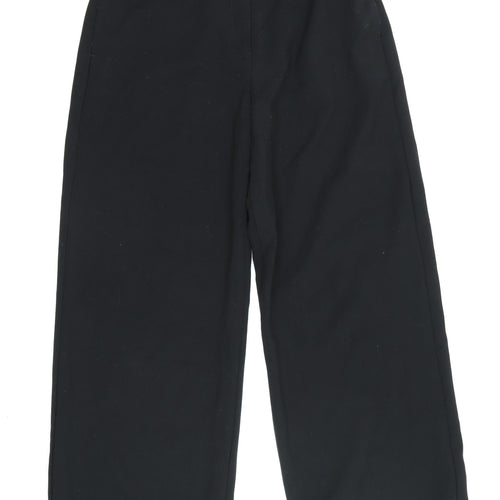 Marks and Spencer Women's Black Wide-Leg Trousers