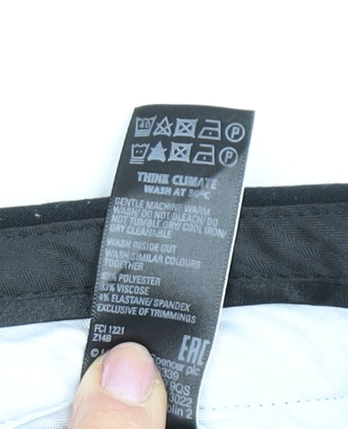 Marks and Spencer Women's Black Wide-Leg Trousers