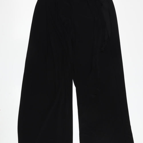 Quiz Women's Black Wide-Leg Trousers M - New
