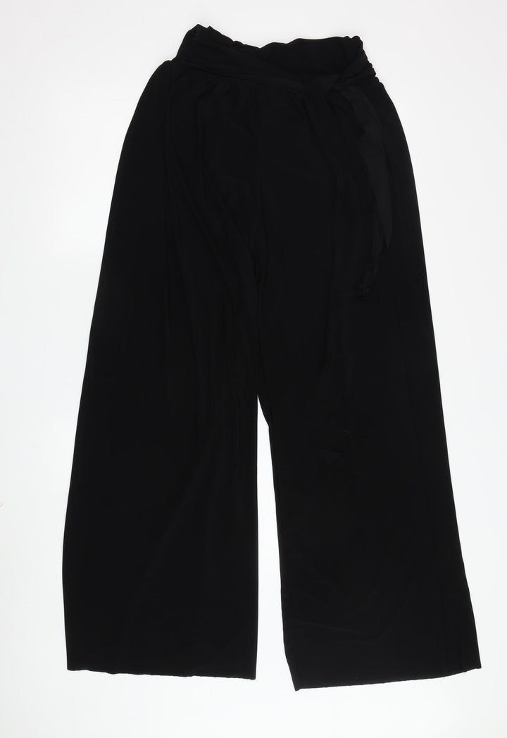 Quiz Women's Black Wide-Leg Trousers M - New