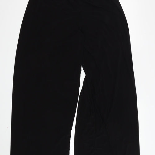 Quiz Women's Black Wide-Leg Trousers M - New