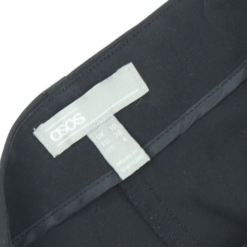 ASOS Women's Black Trousers Size 10 - Workwear Style