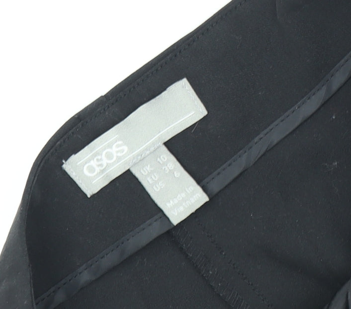 ASOS Women's Black Trousers Size 10 - Workwear Style