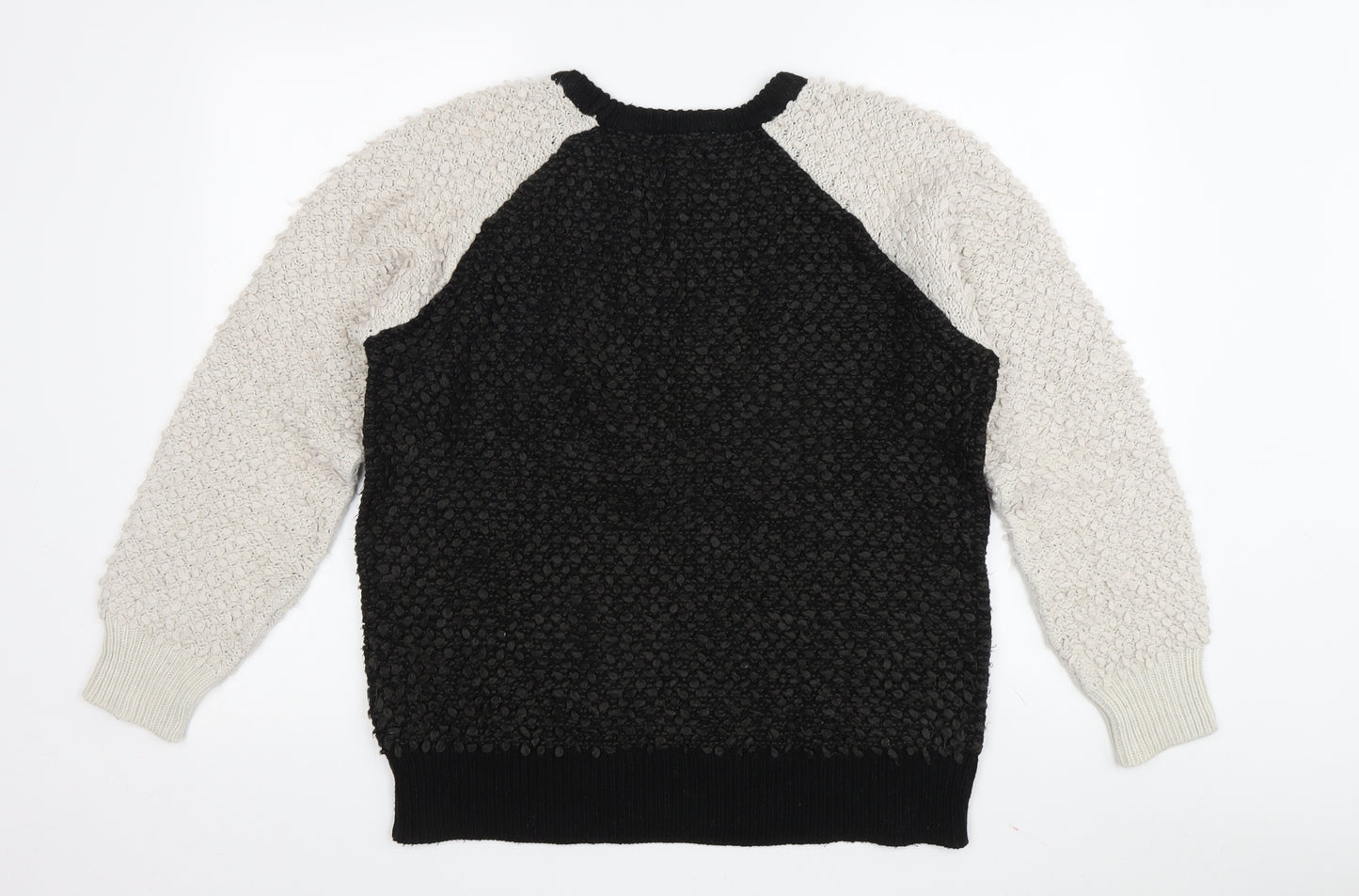 Next Women's Black Pullover Jumper, Size 8, Crew Neck