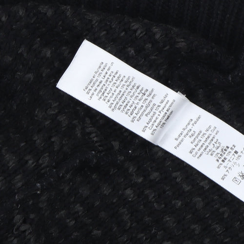 Next Women's Black Pullover Jumper, Size 8, Crew Neck