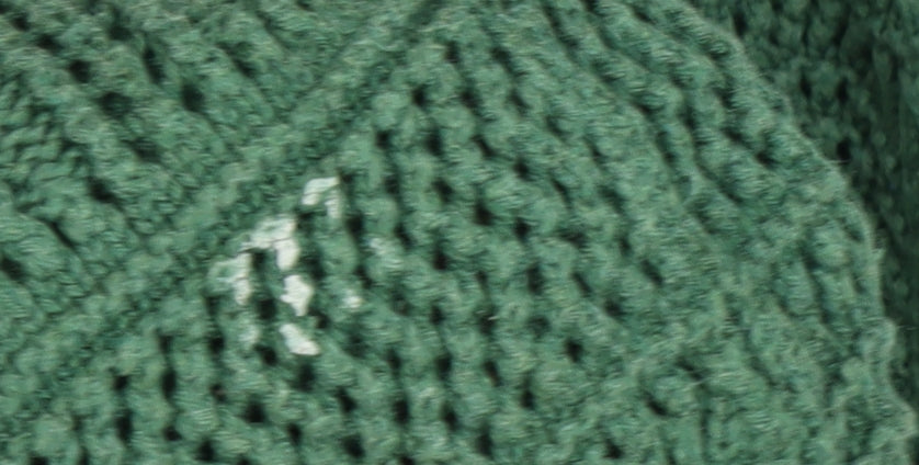 Cath Kidston Women's Green Open-Knit Cardigan L