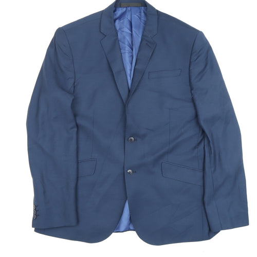 Marks and Spencer Men's Blue Super Slim Fit Blazer 42R