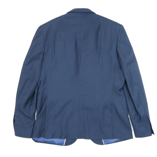 Marks and Spencer Men's Blue Super Slim Fit Blazer 42R