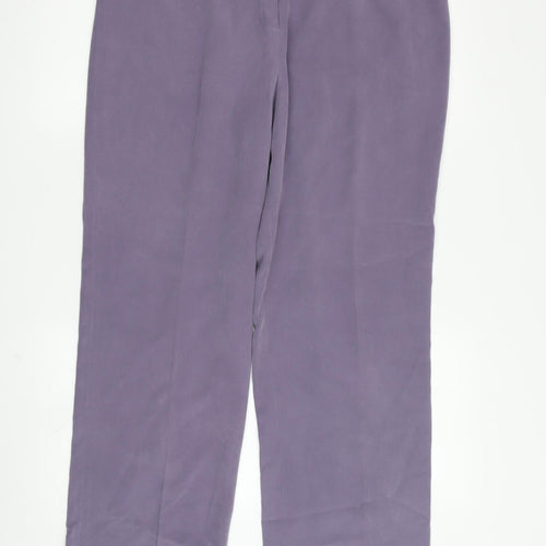 Autonomy Women's Purple Classic Trousers Size 14