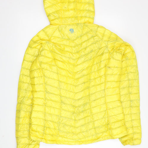Mountain Hardwear Unisex Yellow Puffer Jacket M