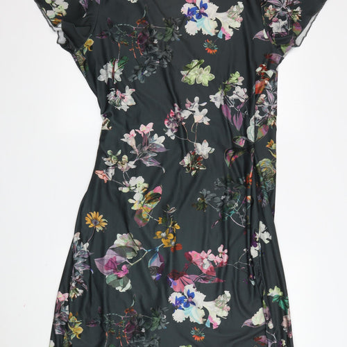 Y&Yumi Women's Multicoloured Floral Wrap Dress