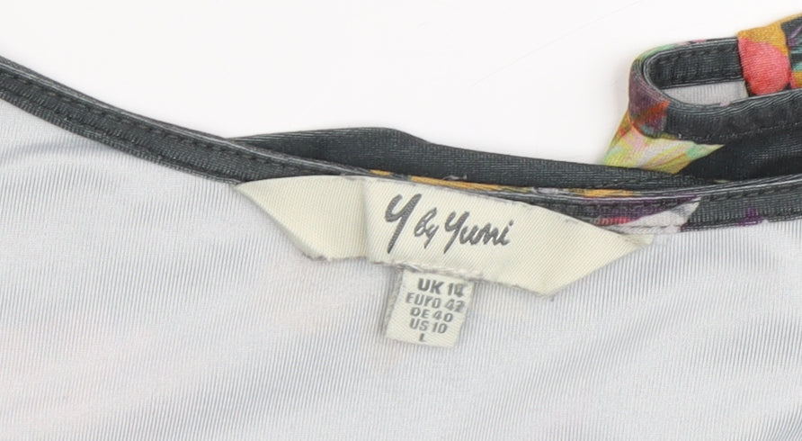 Y&Yumi Women's Multicoloured Floral Wrap Dress