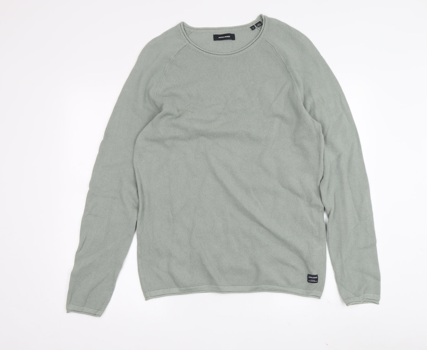Jack & Jones Men's Green Pullover Jumper L