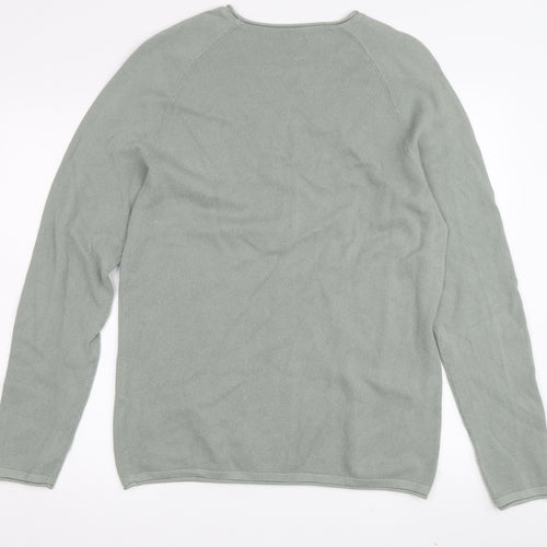 Jack & Jones Men's Green Pullover Jumper L