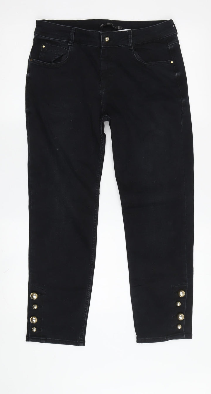 Zara Women’s Black Skinny Jeans Size S