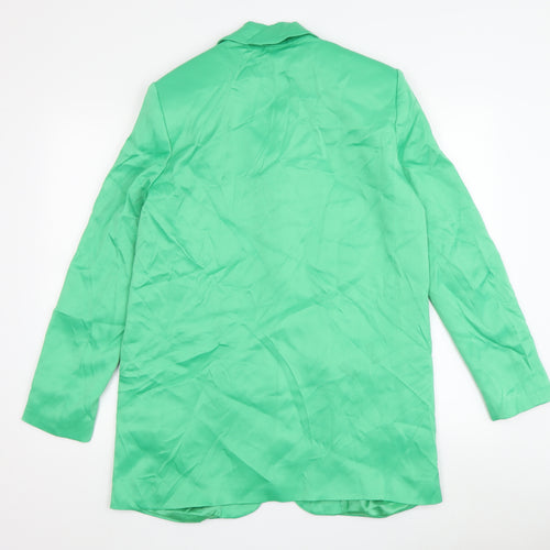 Zara Women's Green Blazer Size S - Spring Ready