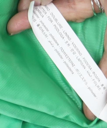 Zara Women's Green Blazer Size S - Spring Ready