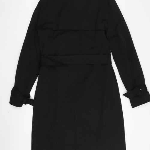 Marks and Spencer Women's Black Trench Coat - Size S
