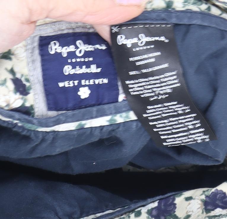 Pepe Jeans Women's Floral A-Line Skirt, M, Multicoloured