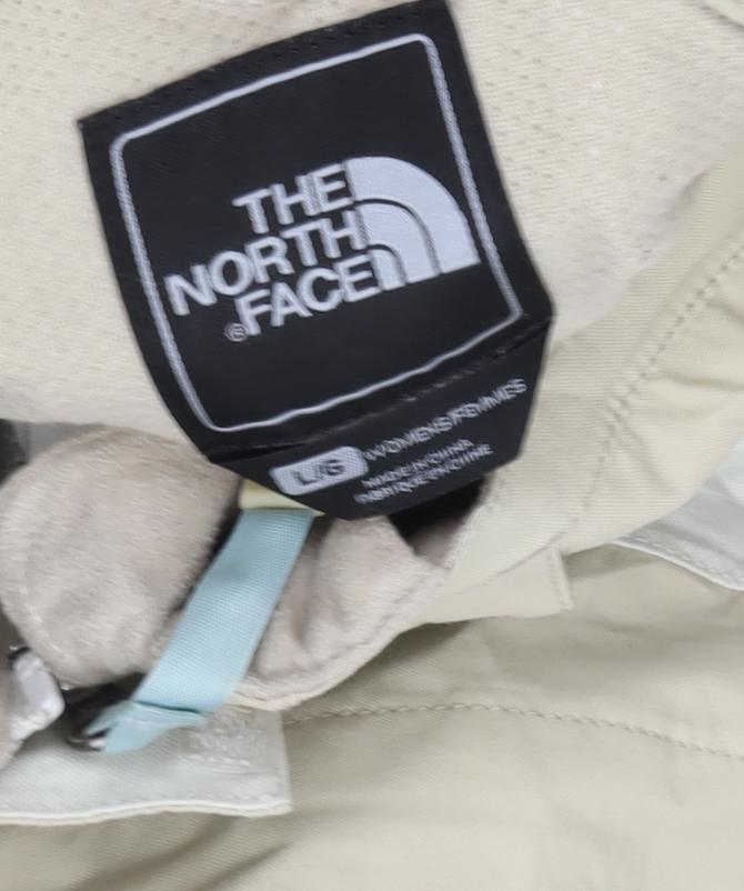 The North Face Womens Beige Anorak Jacket L Outdoor