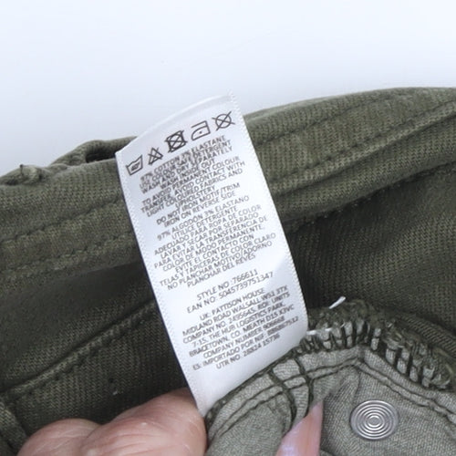 PEP&CO Green Chino Shorts Women Size 14 Casual