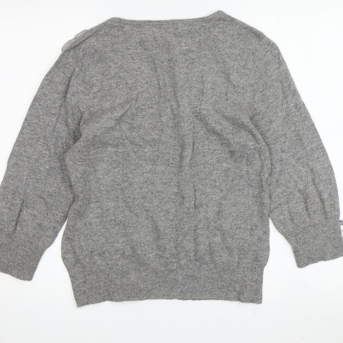 Per Una Women’s Grey Knit Pullover Jumper Size 14