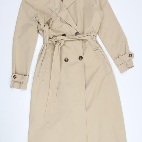 US Polo Assn. Women's Beige Trench Coat Size 10