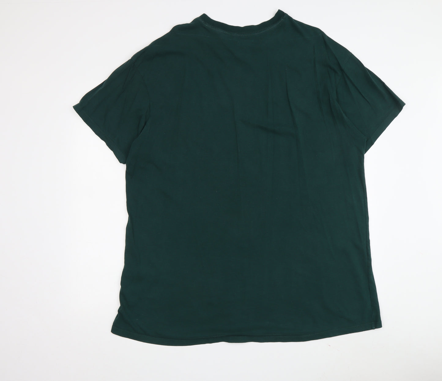 Superdry Men's Green Crew Neck T-Shirt - Large