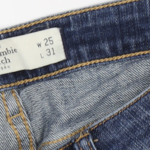Abercrombie & Fitch Women's Blue Skinny Distressed Jeans