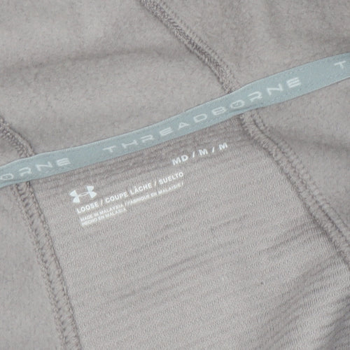 Under Armour Women's Grey Full Zip Hoodie M Size