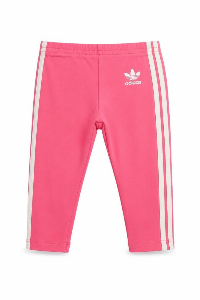 Adidas Girls Pink Jogger Trousers - 9 Months, Side Stripe